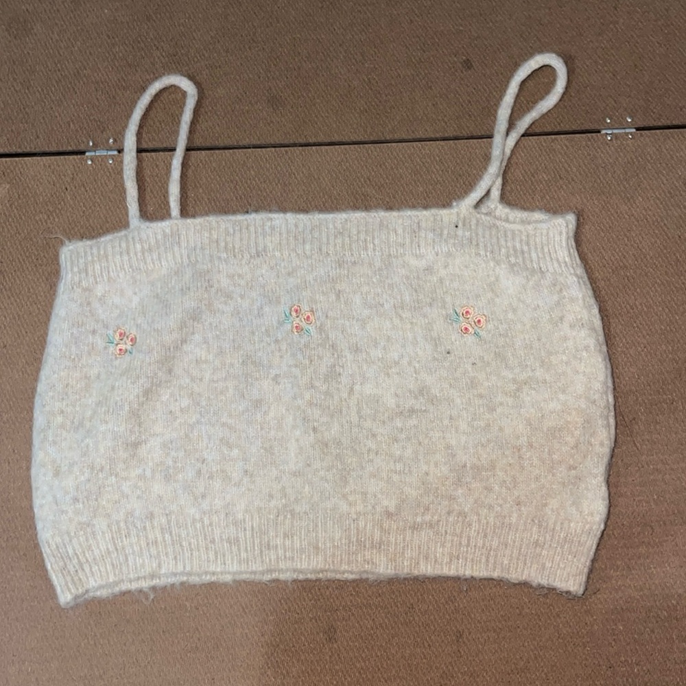 Listiele Knit Crop top Large